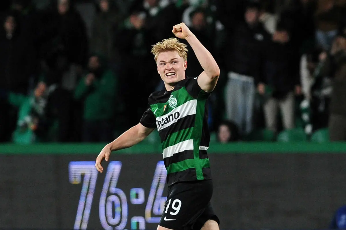 Conrad Harder fez o golo que evitou a derrota e garantiu o ponto que o Sporting precisava para garantir a presença no play-off da Liga dos Campeões