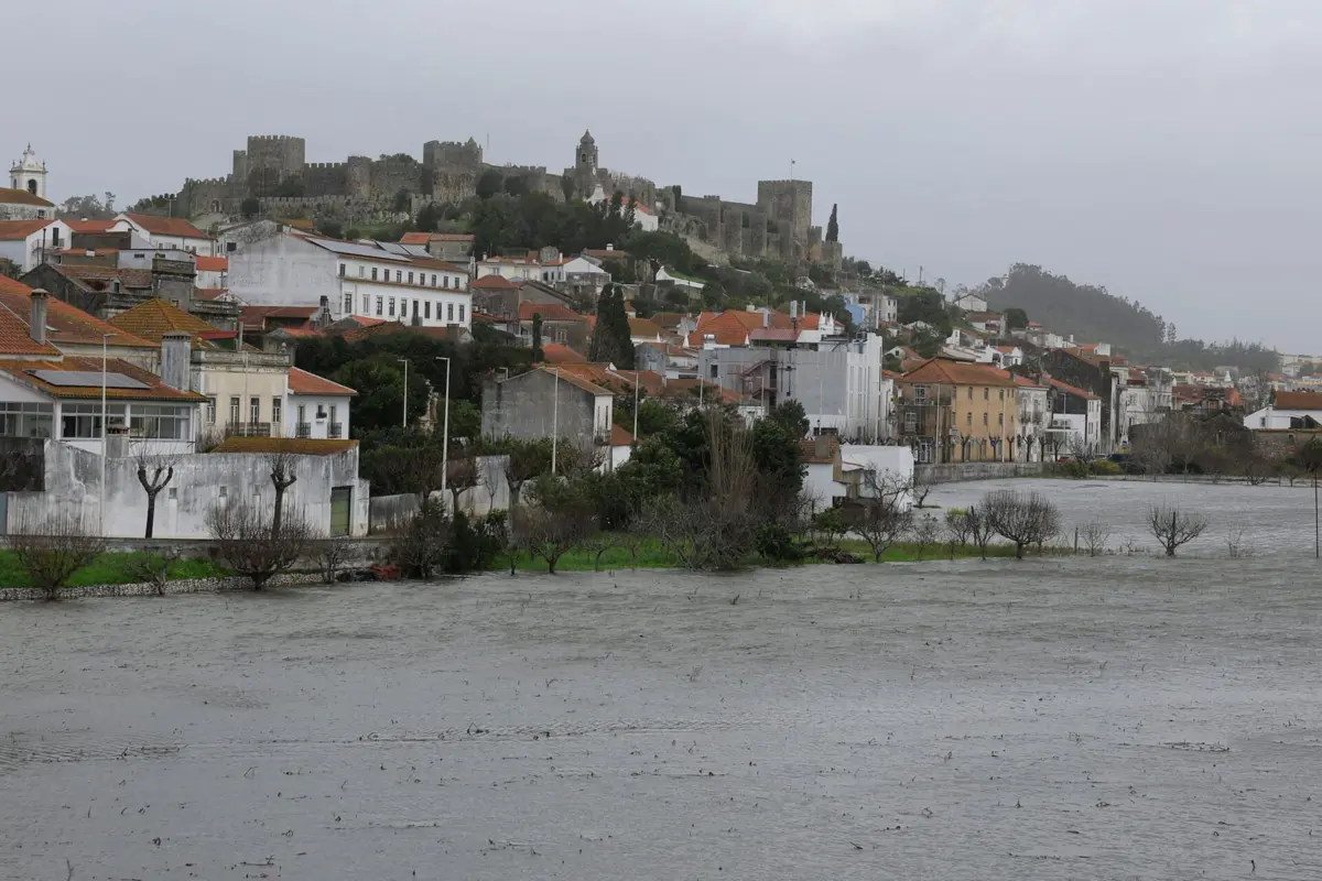 Cheias no rio Mondego, em Montemor-o-Velho