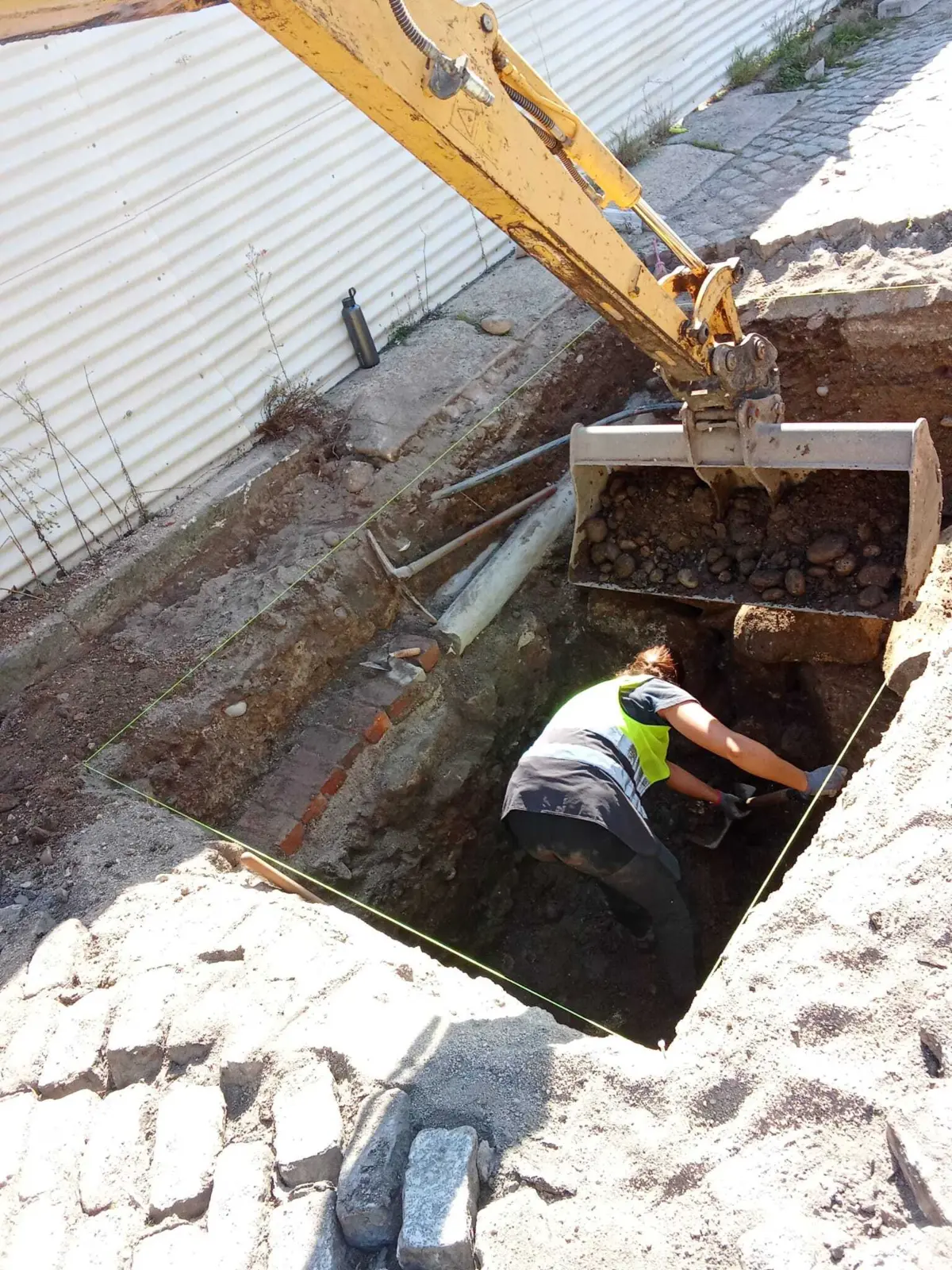 A empreitada começou no final de setembro