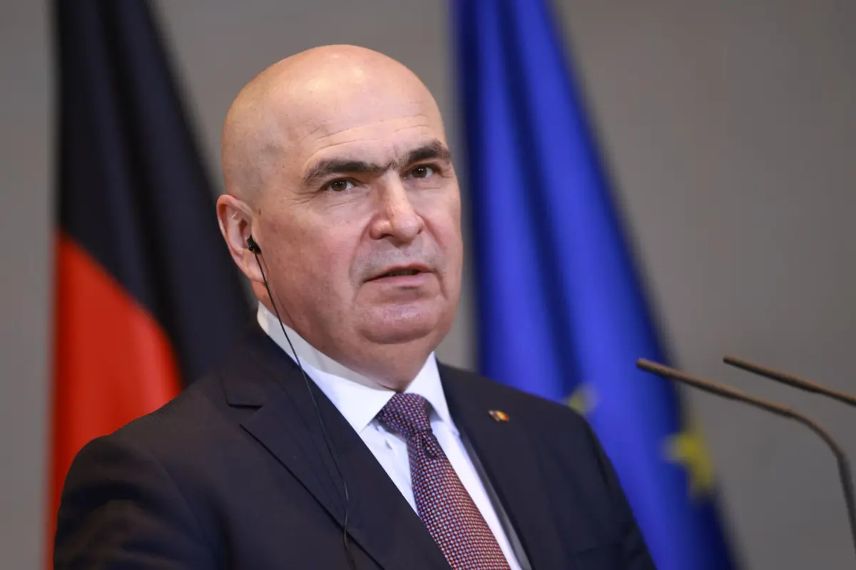 O primeiro-ministro romeno, Ilie Bolojan