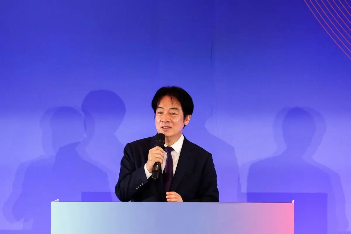 O presidente de Taiwan, Lai Ching-te