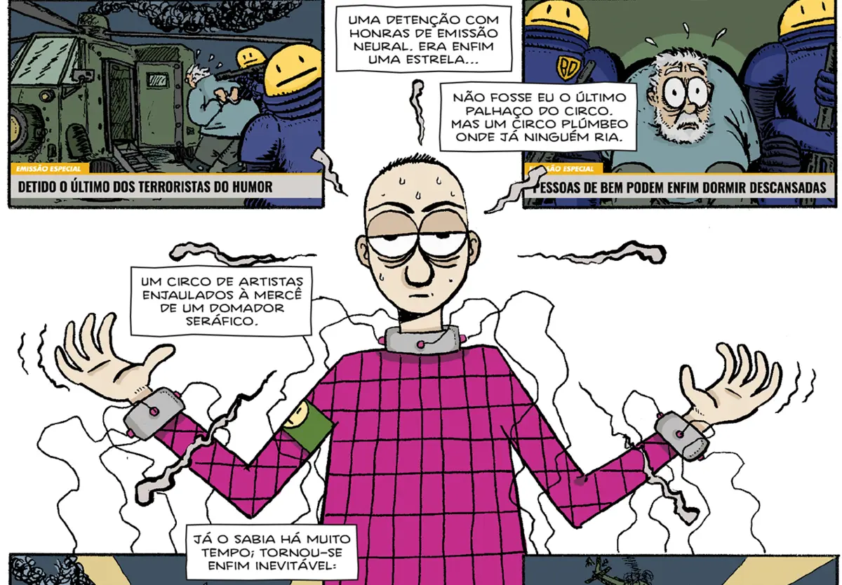 “Há quem queira que a luz se apague” é uma singela edição da Kingpin Books com apenas 16 páginas.