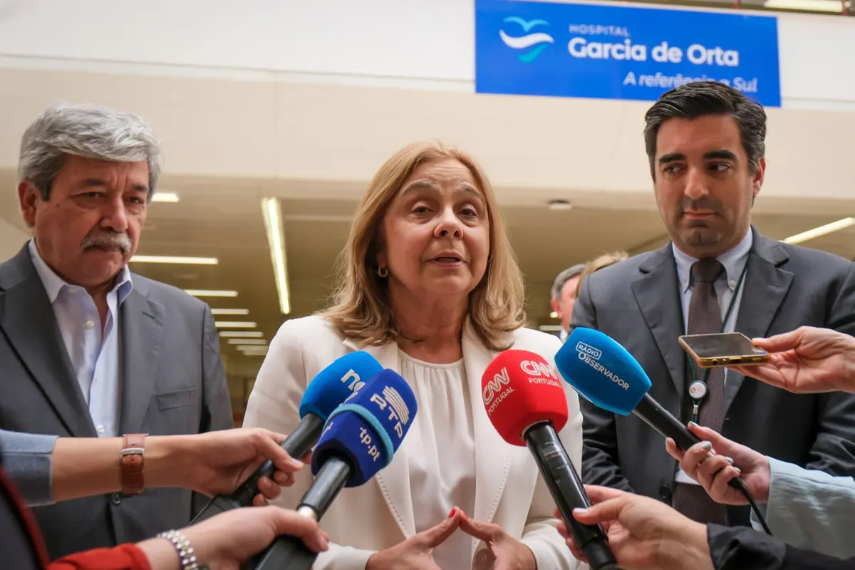 A ministra da Saúde Ana Paula Martins