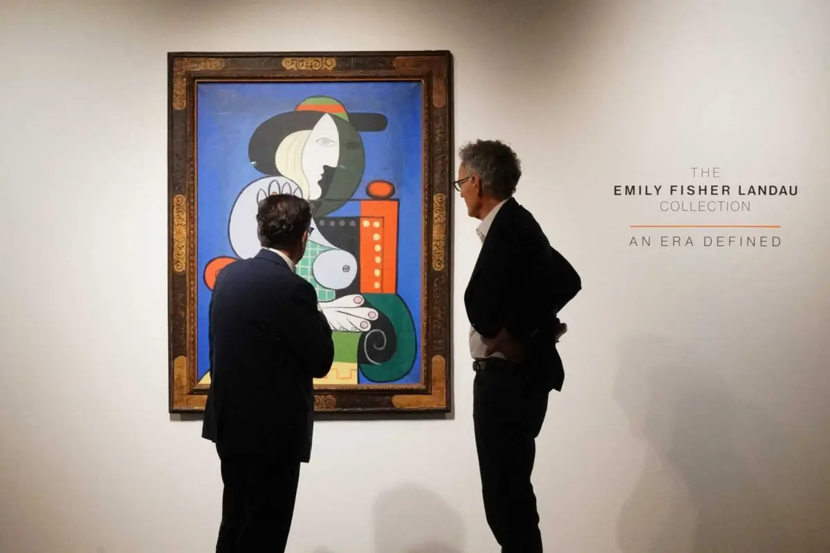 Quadro de Picasso "Mulher com Relógio" vendido em leilão por 130 milhões de euros