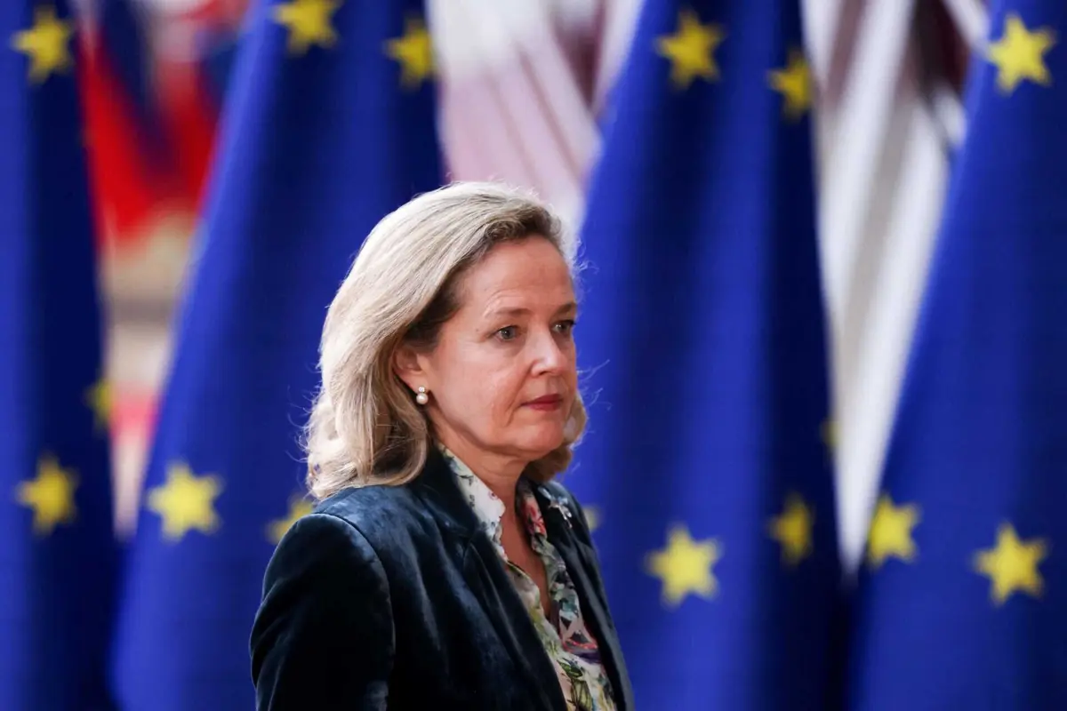 Vice-presidente do Governo espanhol e ministra da Economia, Comércio e Empresas, Nadia Calviño