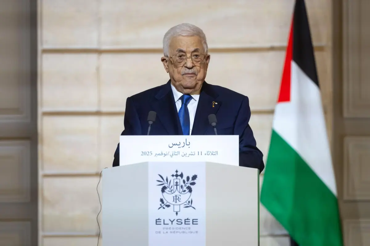 O presidente da Autoridade Nacional Palestiniana, Mahmoud Abbas