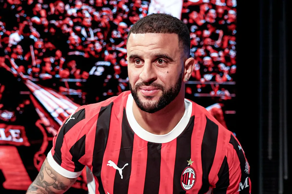 Kyle Walker já vestiu a camisola do AC Milan