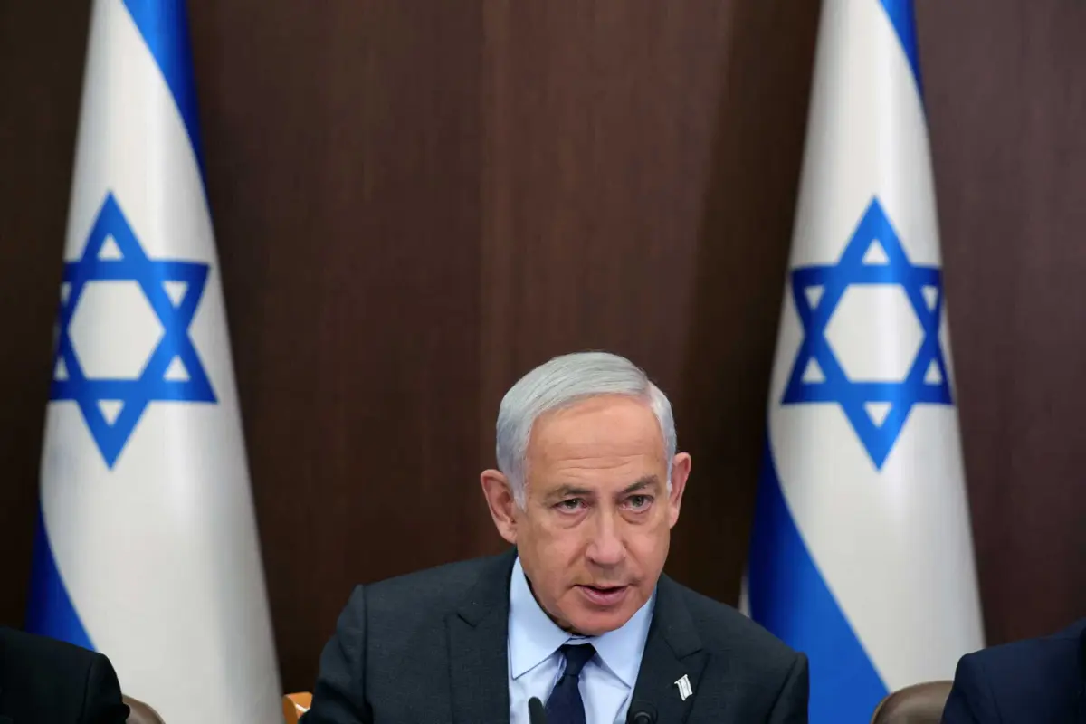 O primeiro-ministro israelita, Benjamin Netanyahu