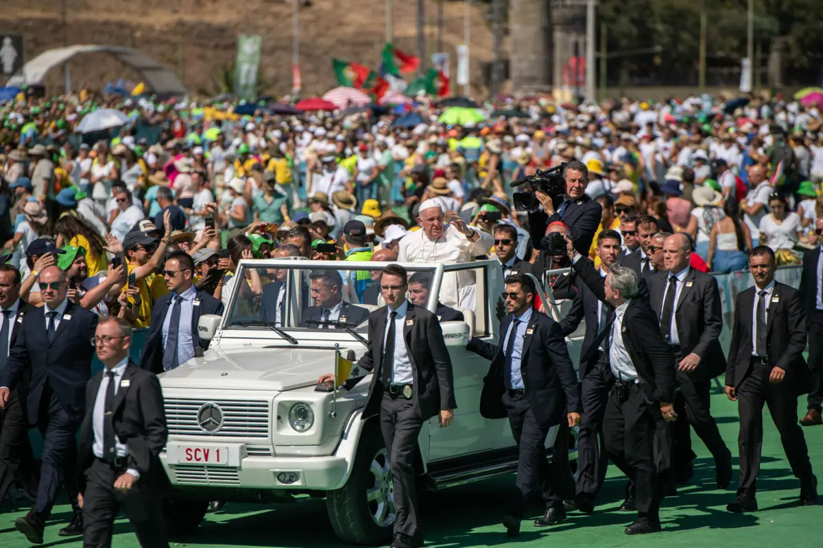 Papa Francisco esteve em Portugal no início de agosto
