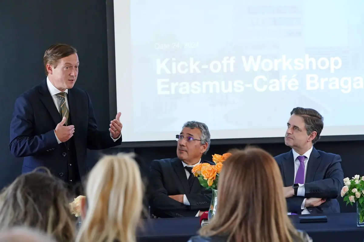 Diretor do Campus Heilbronn, Daniel Gottschald, apresentou o projeto