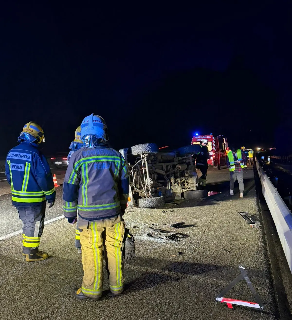 Imagem de contexto do artigo Dois feridos em colisão na A1 em Santa Maria da Feira