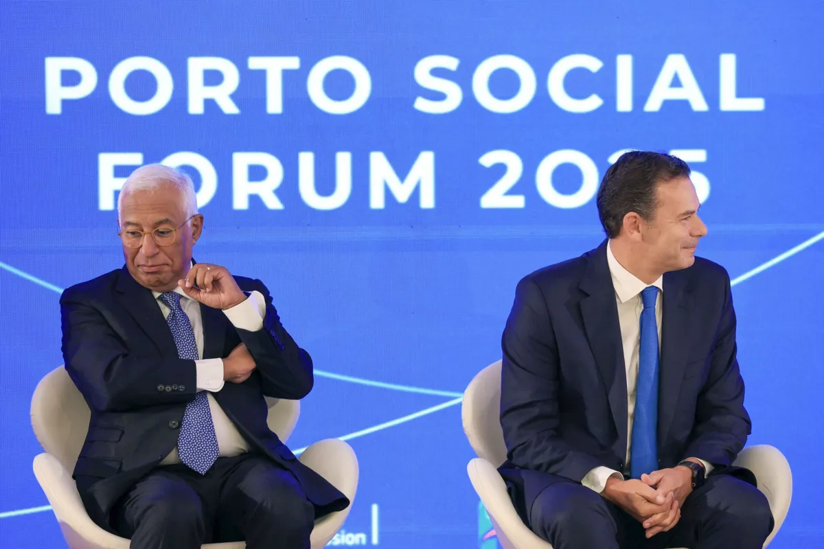 António Costa e Luís Montenegro discursaram esta manhã no Fórum Social Porto