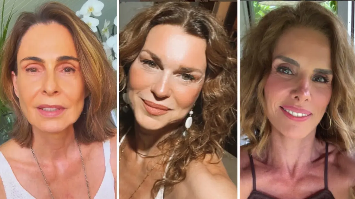 Atrizes Sílvia Pfeifer, Adriana Garambone e Helena Fernandes