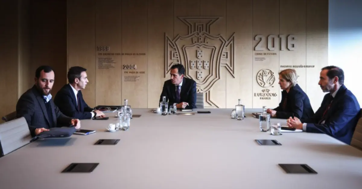 António Salvador deslocou-se à FPF para reunir com Pedro Proença