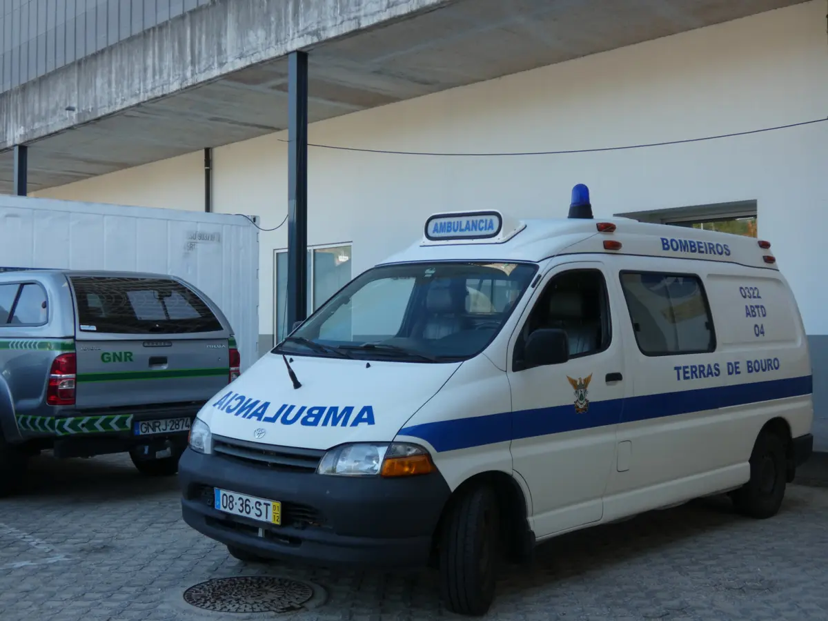 Vítimas foram transportadas para o Gabinete Médico Legal de Braga