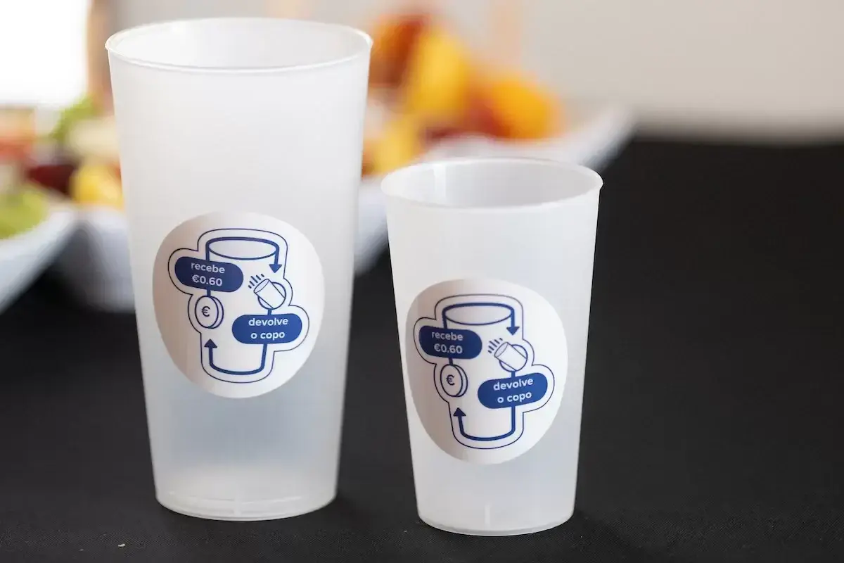 Devolver copo vale 60 cêntimos