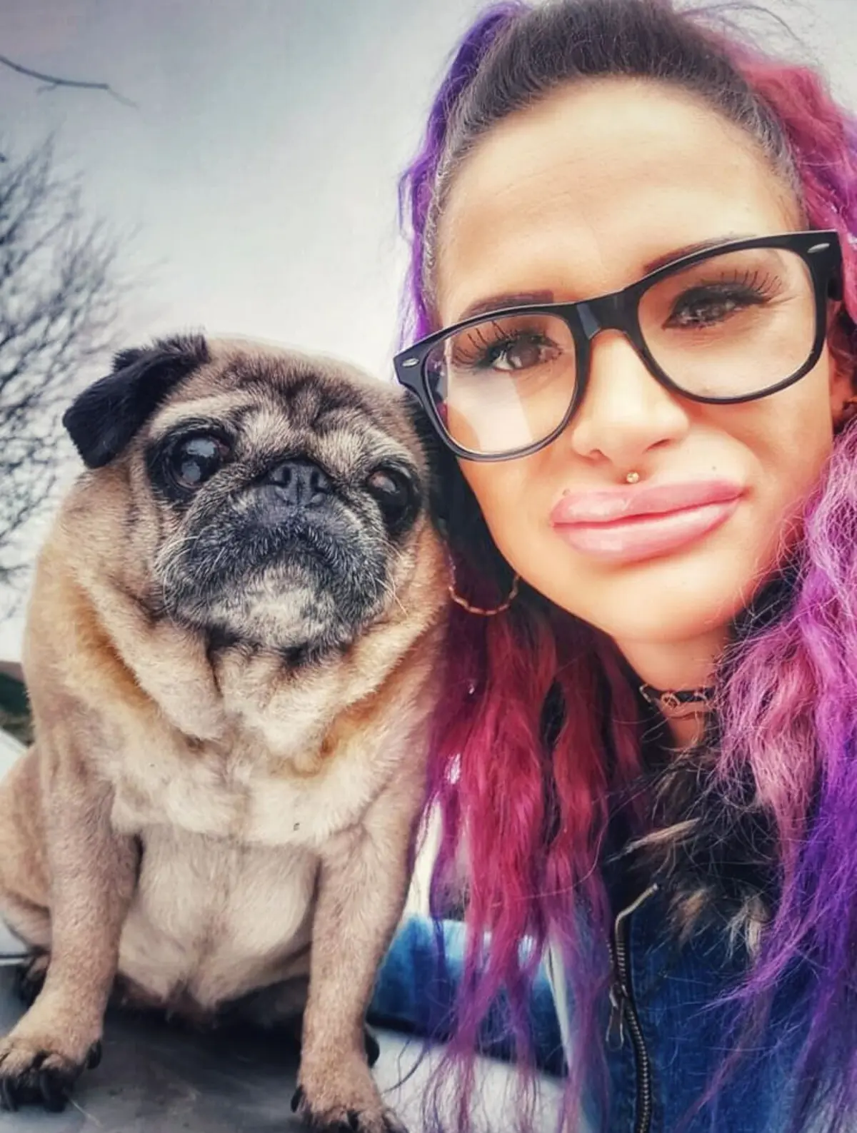 Adriana Neagoe tinha dois pugs