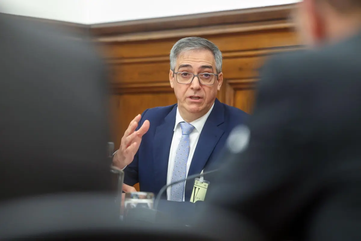 Presidente da EMRP, Fernando Alfaiate, na audição parlamentar