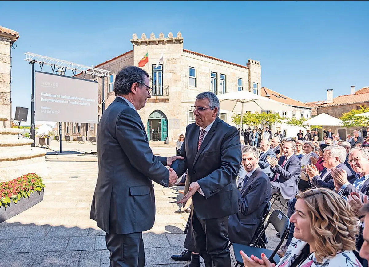 Castro Almeida foi recebido em Penedono por António Cunha, da CCDR Norte