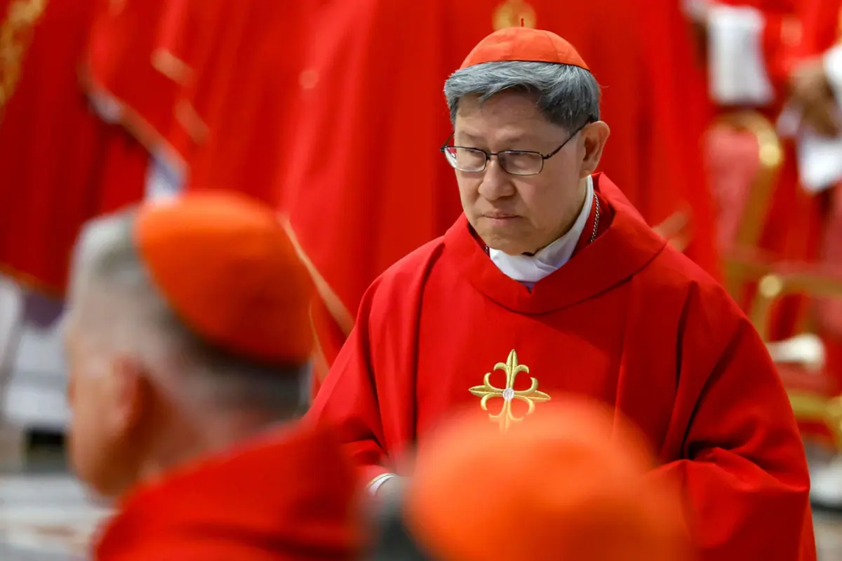 O cardeal Luis Antonio Tagle, visto como um dos prelados com maior probabilidade de se tornar o próximo Papa