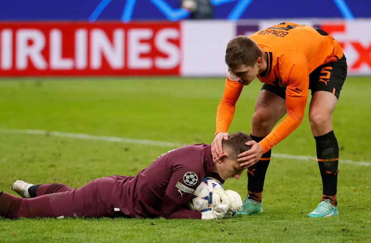 Guarda-redes do Shakhtar perdeu o irmão na guerra entre a Rússia e a Ucrânia