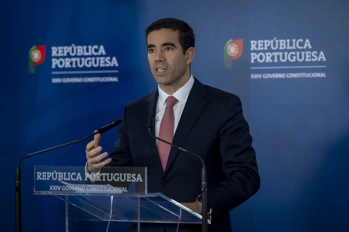 O ministro da Presidência, António Leitão Amaro