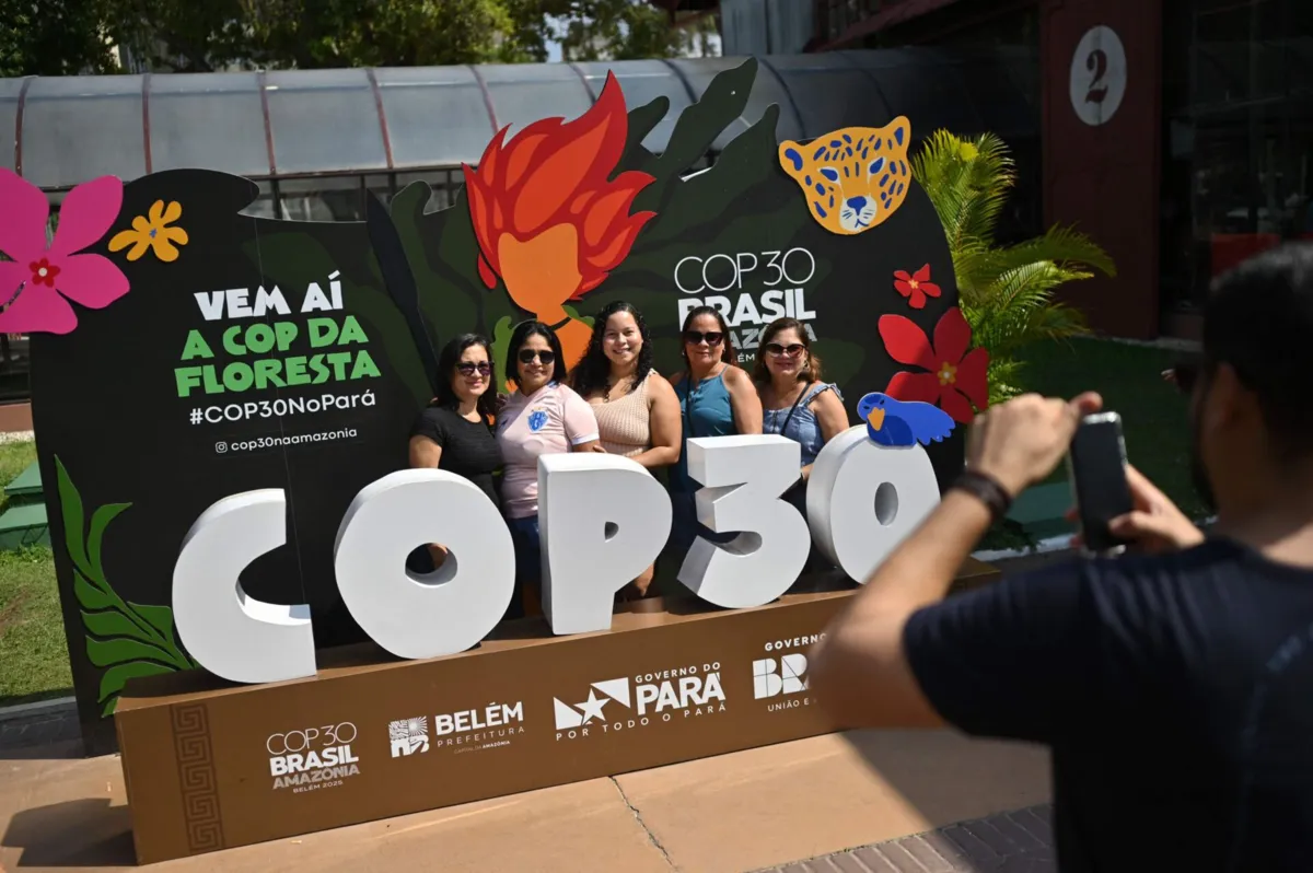 A COP30 está a decorrer em Belém do Pará, no Brasil