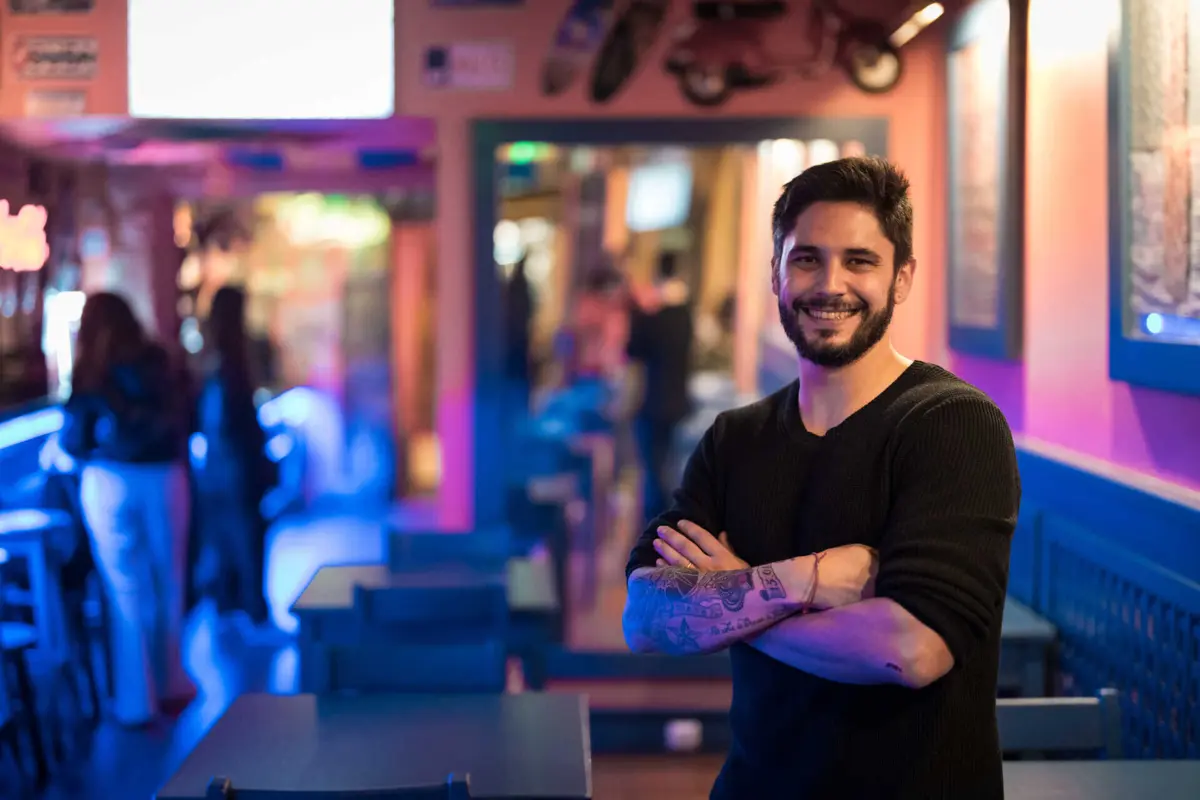 André Coelho, do Rossio Bar, considera que boa convivência com a vizinhança é fundamental