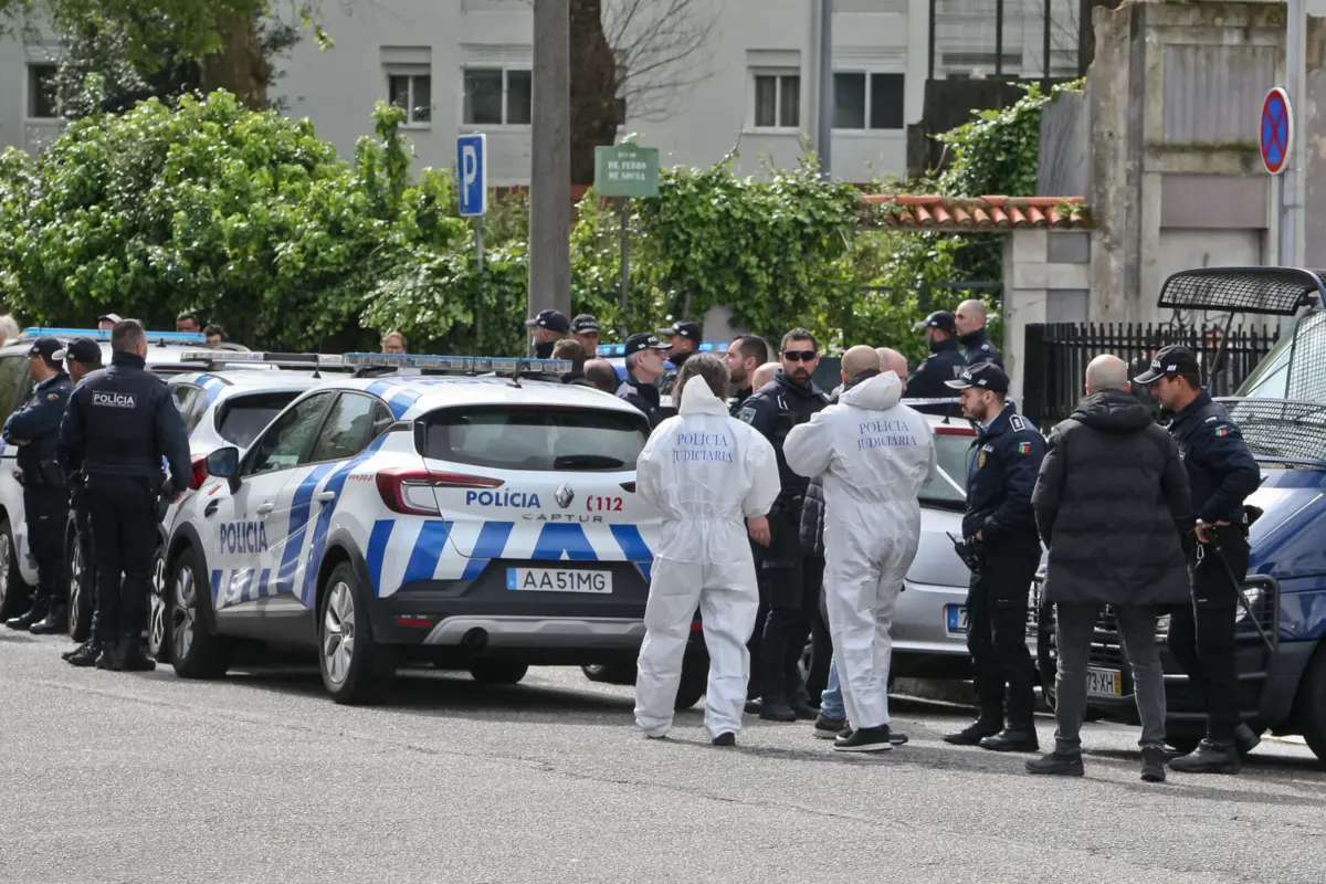 Judiciária deteve suspeito do homicídio de Diogo Silva, no Bairro de Ramalde.