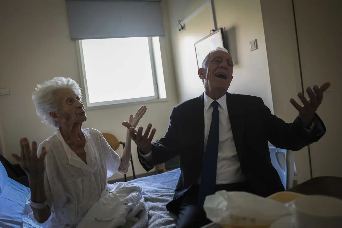 Visita de Marcelo ao IPO do Porto