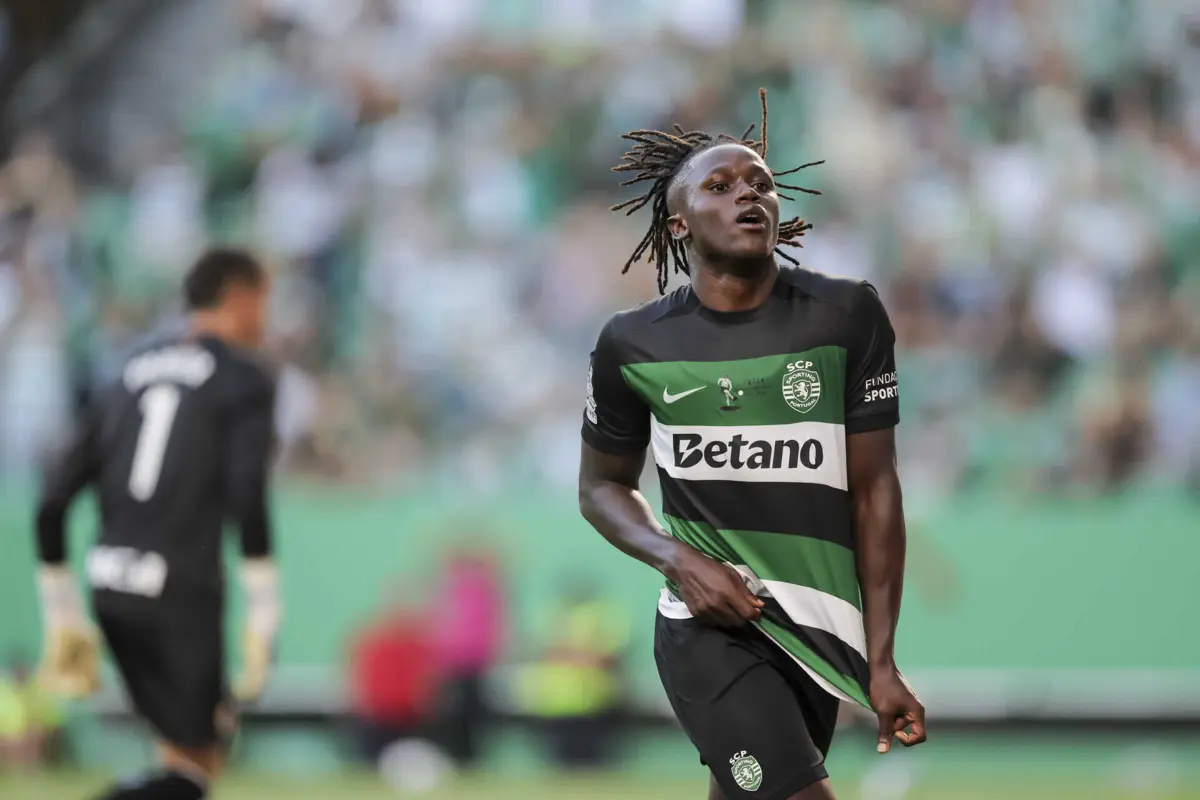 Geovany Quenda, atacante do Sporting