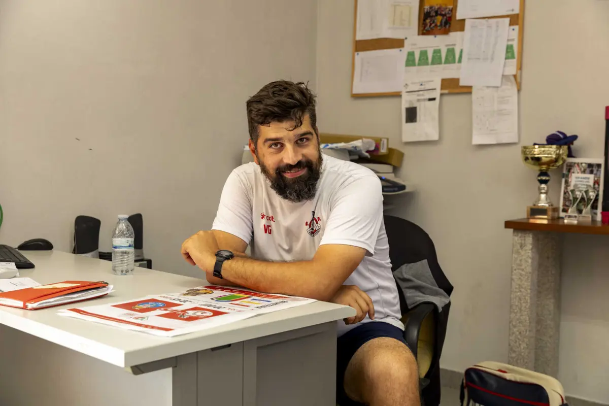 Vítor Gamito, treinador do Vilar de Perdizes