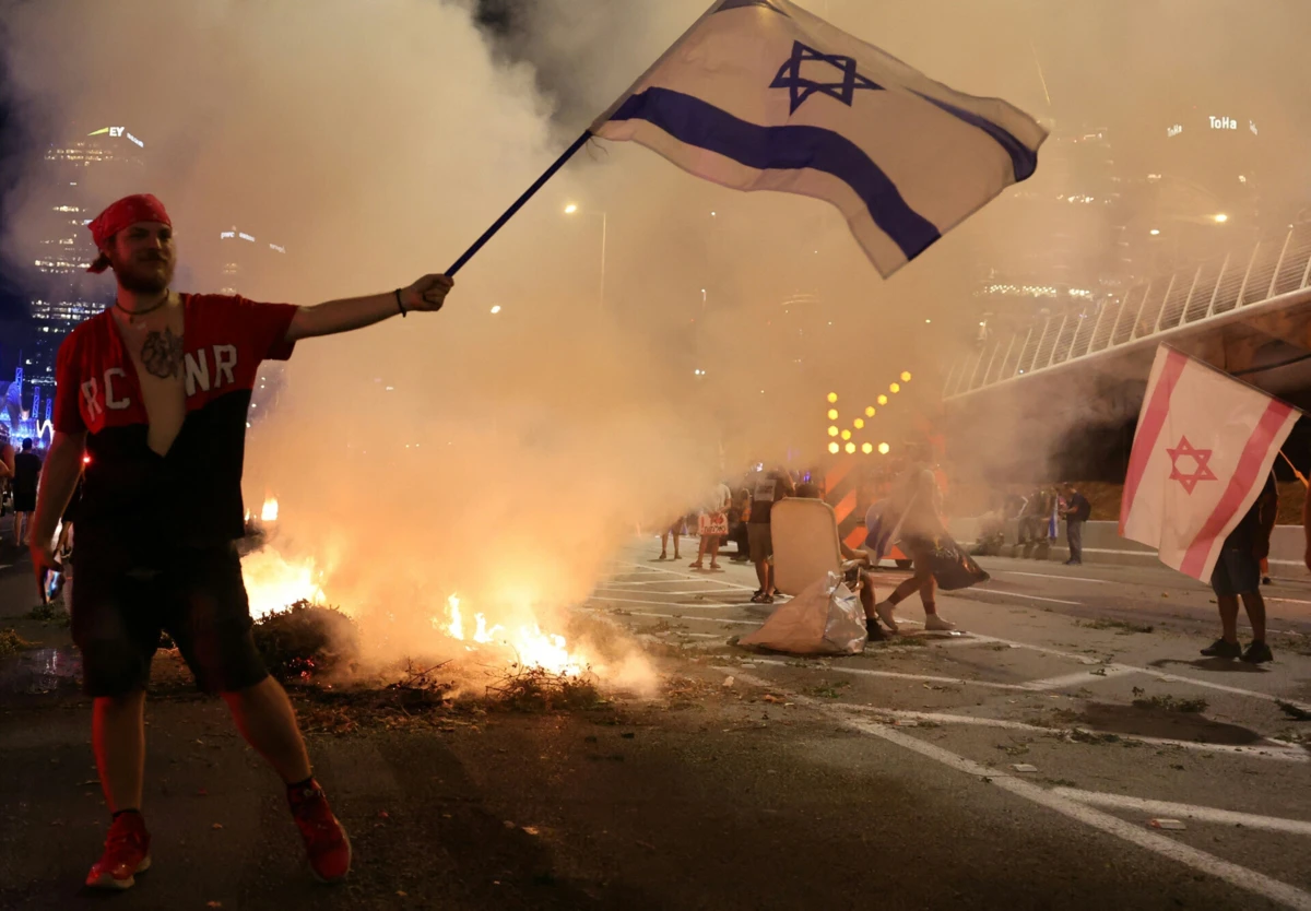 Protestos contra a reforma judicial em Israel