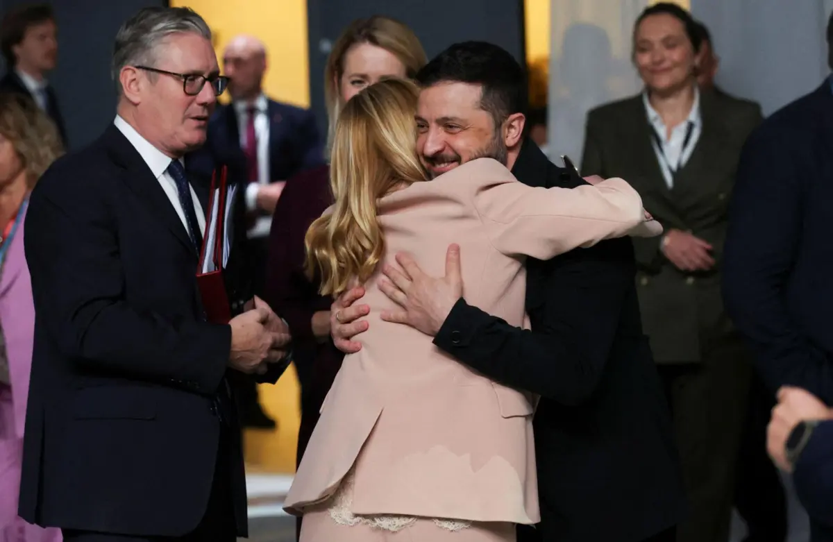 Imagem de contexto do artigo Primeira-ministra italiana reúne-se com Zelensky na terça-feira