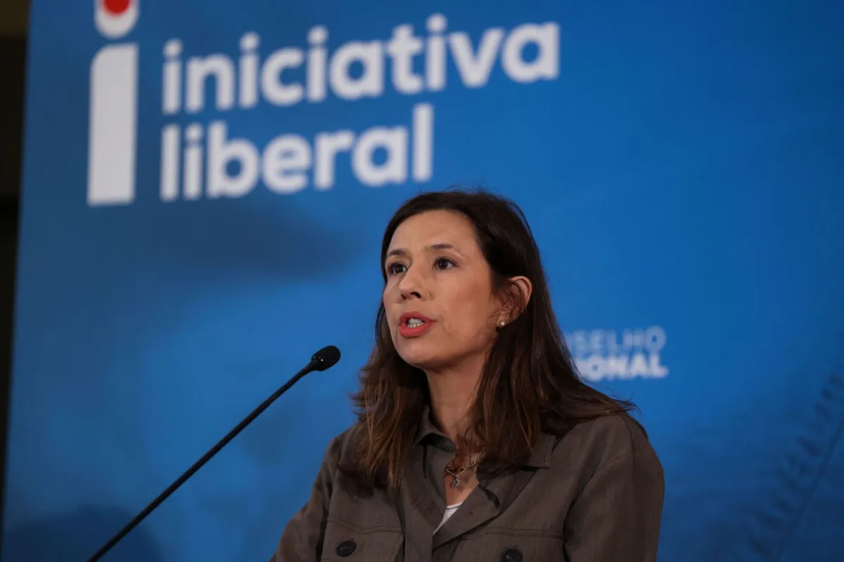 A presidente da Iniciativa Liberal, Mariana Leitão