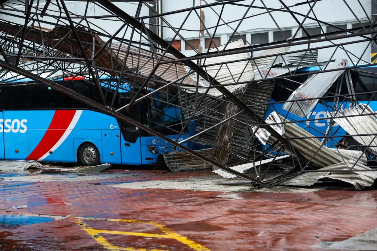 A deslocação à cidade de Leiria incluiu o terminal rodoviário