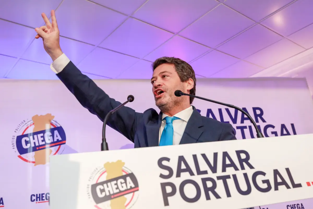 O líder do Chega, André Ventura