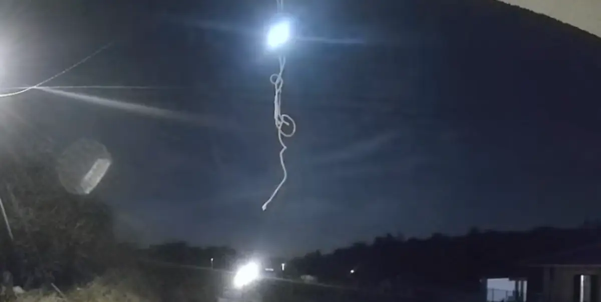 Passagem de meteoro na Marinha Grande