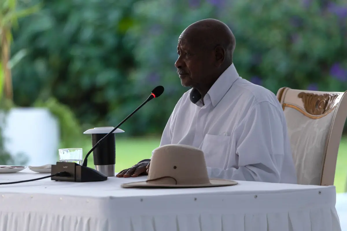 Yoweri Museveni, presidente do Uganda
