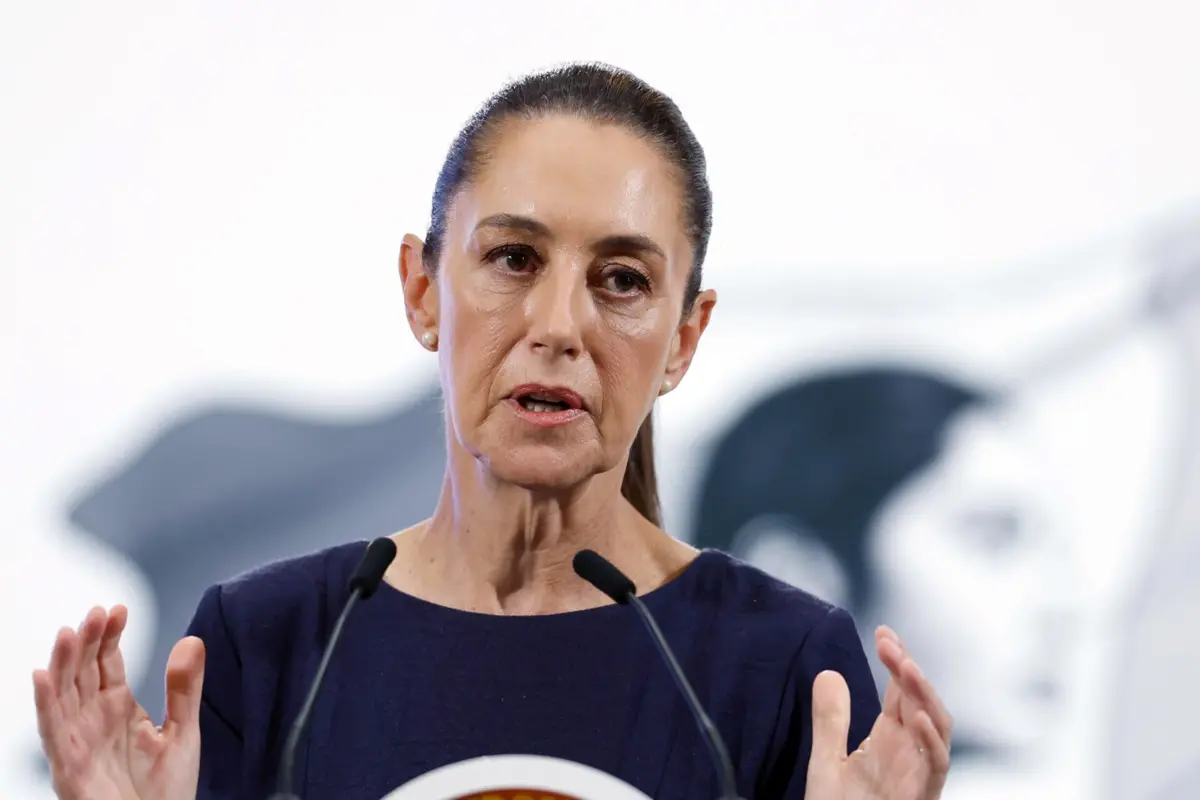 A presidente mexicana Claudia Sheinbaum