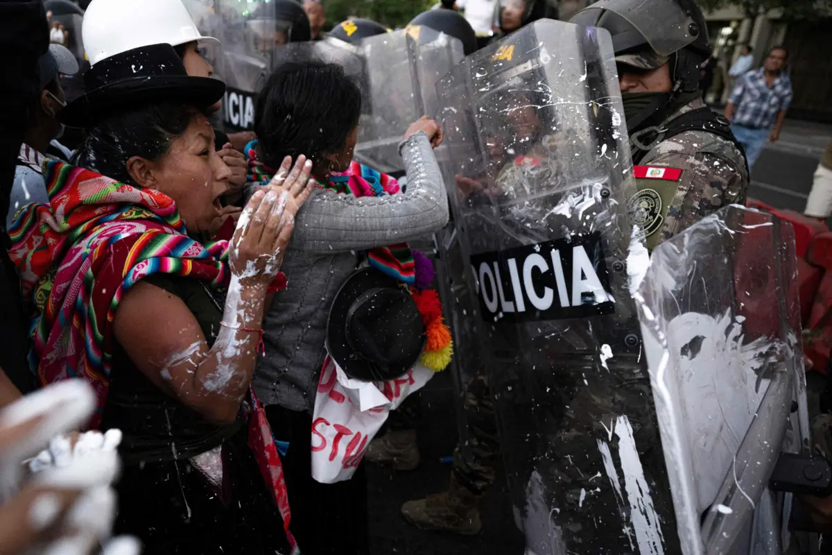 No final de semana, uma sondagem da consultora Ipsos mostrou que, no norte do Peru, a popularidade de DIna Boluarte é de 0%