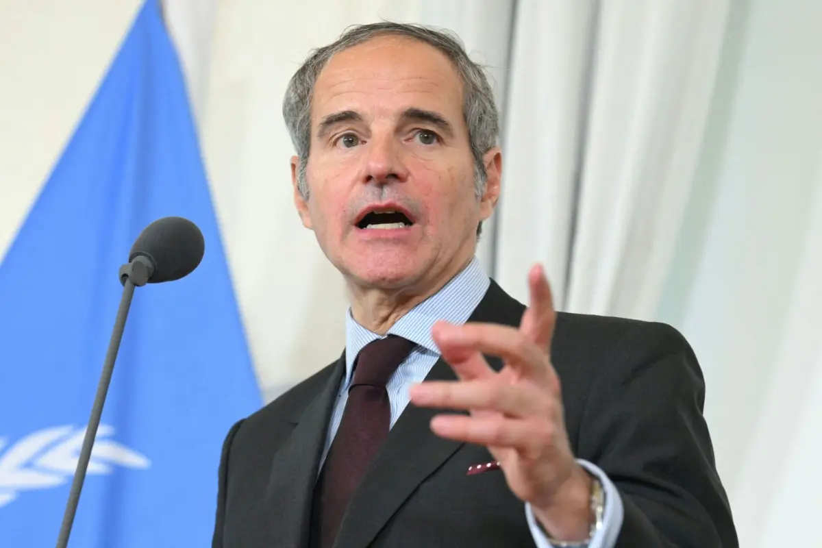 O diretor-geral da Agência Internacional de Energia Atómica (AIEA), Rafael Grossi