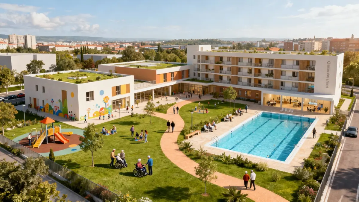 Imagem digital do centro intergeracional