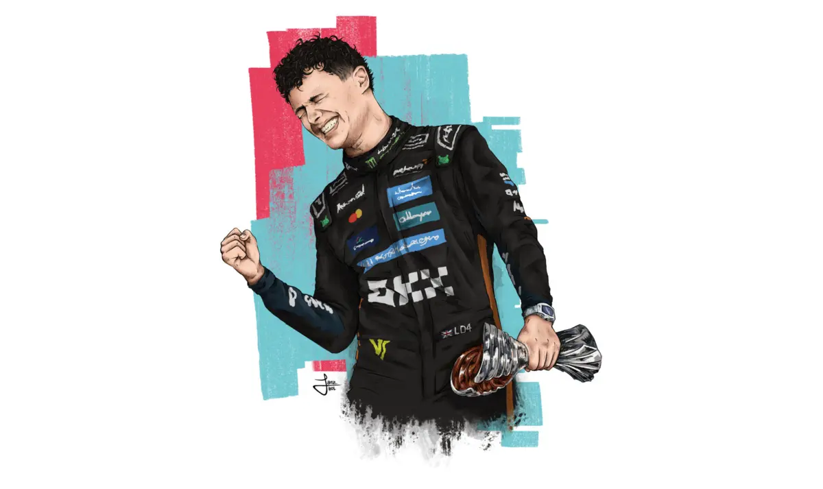 Imagem de contexto do artigo Lando Norris: os bons rapazes também vencem