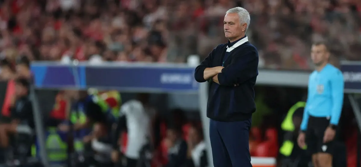 José Mourinho no Estádio da Luz