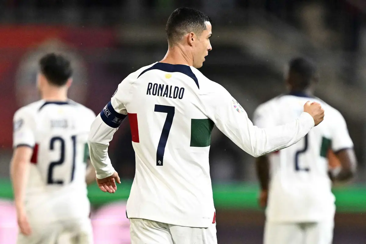 Cristiano Ronaldo marcou o primeiro golo de Portugal