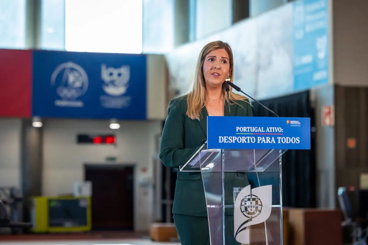 A ministra da Cultura, Juventude e Desporto, Margarida Balseiro Lopes, no Jamor