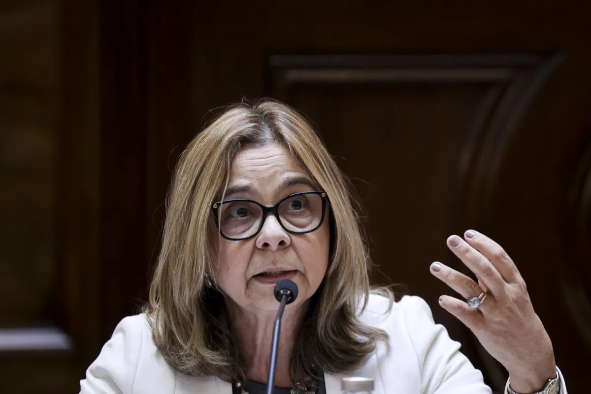 A ministra da Saúde, Ana Paula Martins