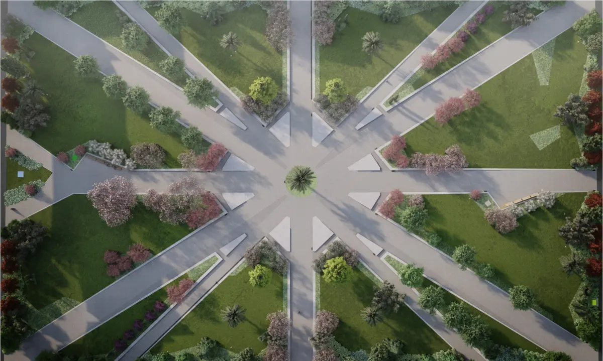 Imagem virtual da "nova" Praça da República