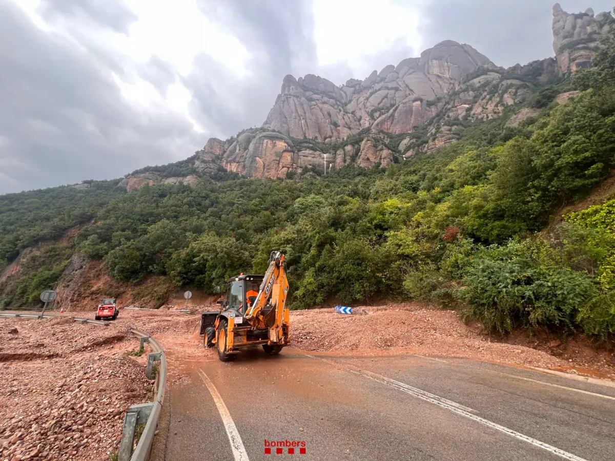 A agência meteorológica nacional (AEMET) informou que caíram chuvas de até 40 litros por metro quadrado em apenas 30 minutos em algumas partes da Catalunha